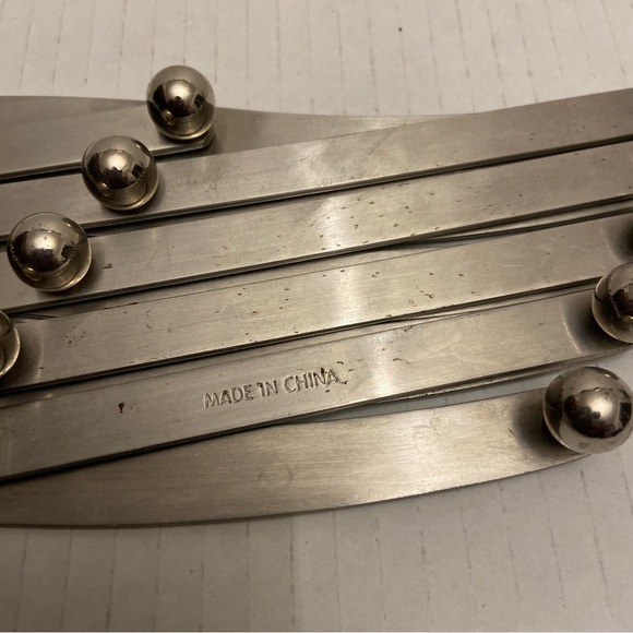 Accordion Style Stainless Steel Door, Kitchen, Wall, Hanging Multi Hook Rack. - Picture 4 of 4